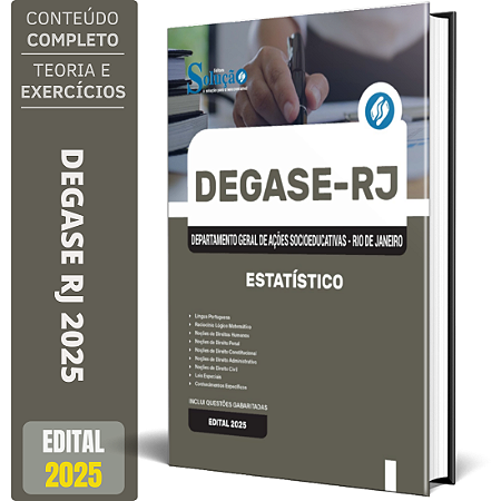 Apostila Concurso DEGASE RJ 2025 - Estatístico