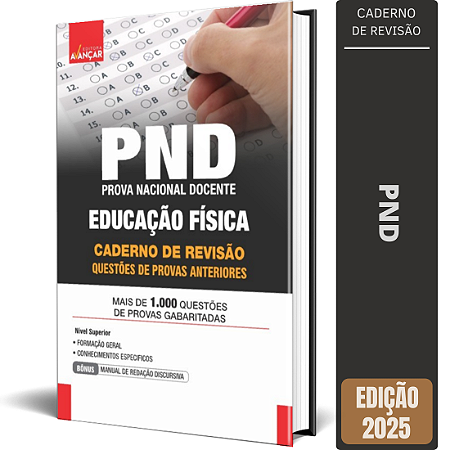 Apostila Provas Anteriores PND 2025 - Educação Física - Caderno De Revisão