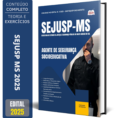 Apostila SEJUSP MS 2025 - Agente de Segurança Socioeducativa