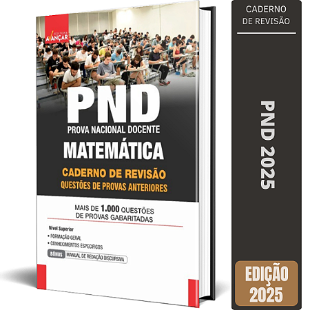 Apostila Provas Anteriores PND 2025 - Matemática - Caderno De Revisão