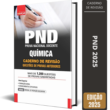 Apostila Provas Anteriores PND 2025 - Química - Caderno De Revisão