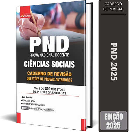 Apostila Provas Anteriores PND 2025 - Ciências Sociais - Caderno De Revisão