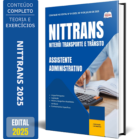 Apostila NITTRANS 2025 - Assistente Administrativo
