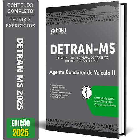 Apostila DETRAN MS 2025 - Agente Condutor de Veículo II