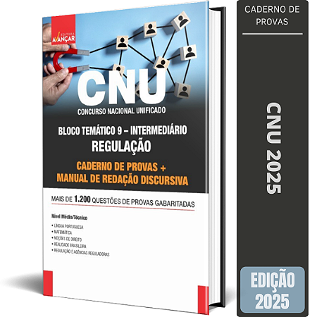 Apostila de Provas Concurso CNU 2025 - Bloco 9 + Redação