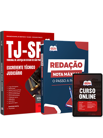 Apostila TJ SP 2025 - Escrevente Técnico Judiciário + Bônus Exclusivo