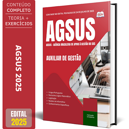 Apostila AgSUS 2025 - Auxiliar de Gestão