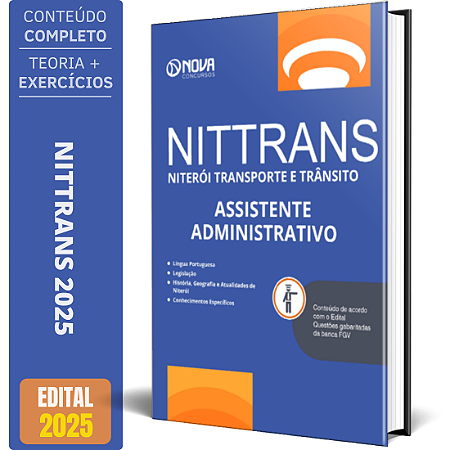 Apostila NITTRANS 2025 - Assistente Administrativo