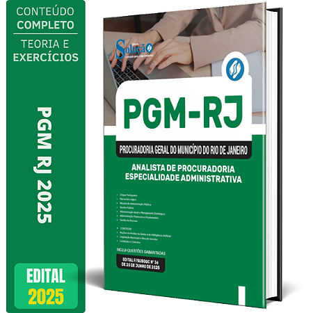 Apostila PGM RJ 2025 - Analista de Procuradoria Especialidade Administrativa