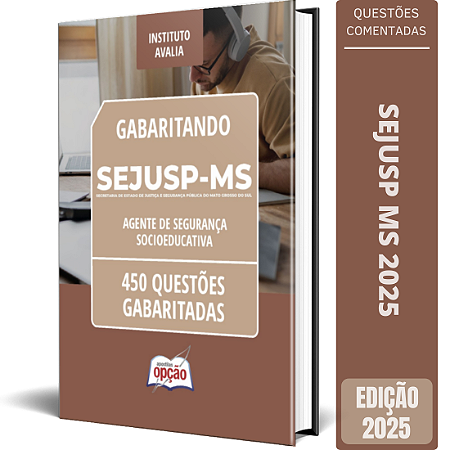 Caderno de Testes SEJUSP MS 2025 - Agente de Segurança Socioeducativa