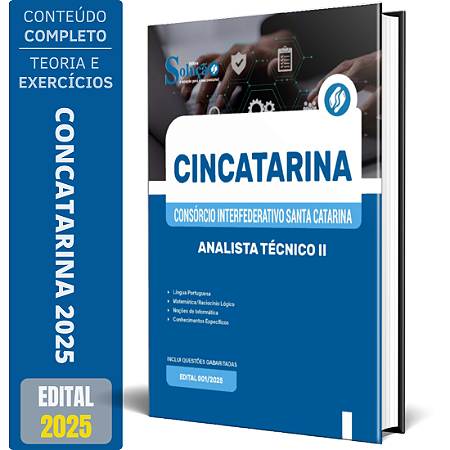 Apostila CINCATARINA 2025 - Analista Técnico II
