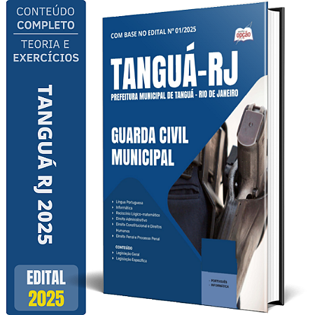 Apostila Prefeitura de Tanguá - RJ 2025 - Guarda Civil Municipal