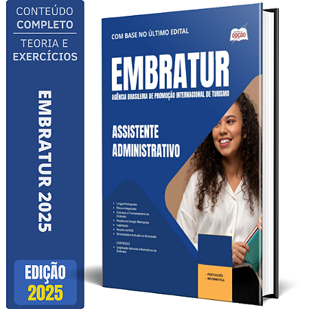 Apostila EMBRATUR 2025 - Assistente Administrativo