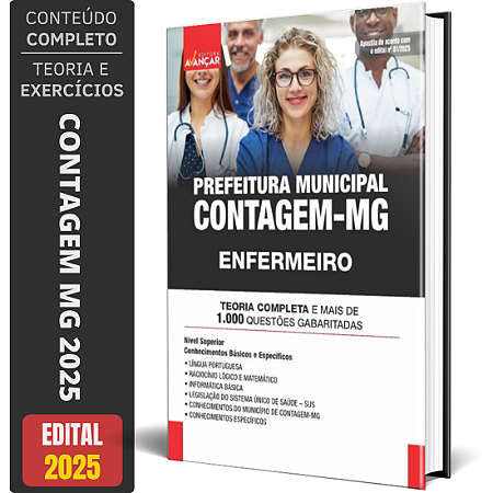Apostila Contagem Mg 2025 - Enfermeiro