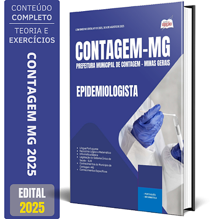 Apostila Prefeitura de Contagem MG 2025 - Epidemiologista