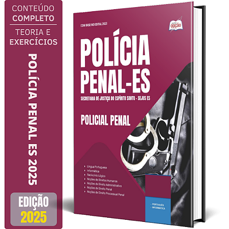 Apostila Polícia Penal ES (PP-ES) 2025 - Policial Penal