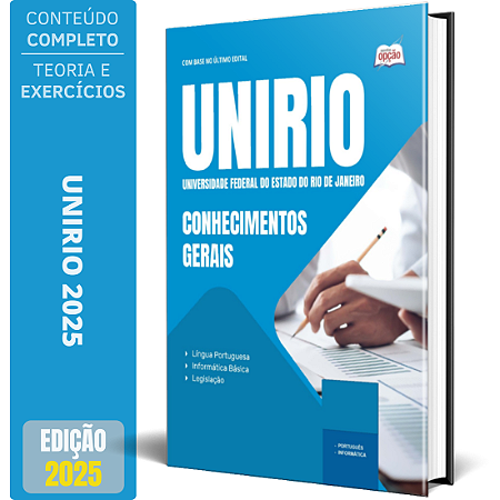 Apostila UNIRIO 2025 - Conhecimentos Gerais
