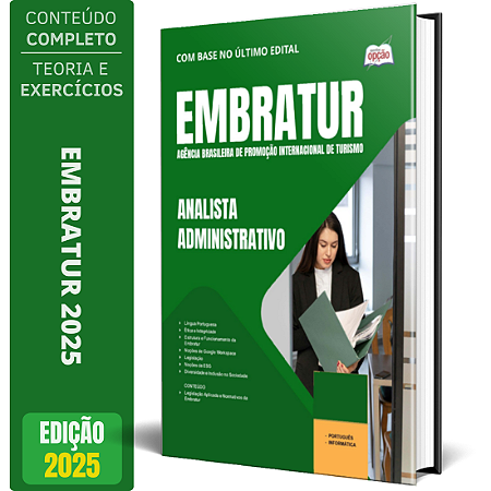 Apostila EMBRATUR 2025 - Analista Administrativo
