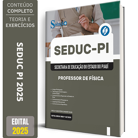 Apostila SEDUC PI 2025 - Professor de Física