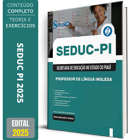 Apostila SEDUC PI 2025 - Professor de Língua Inglesa