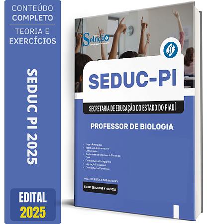 Apostila SEDUC PI 2025 - Professor de Biologia