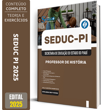Apostila SEDUC PI 2025 - Professor de História