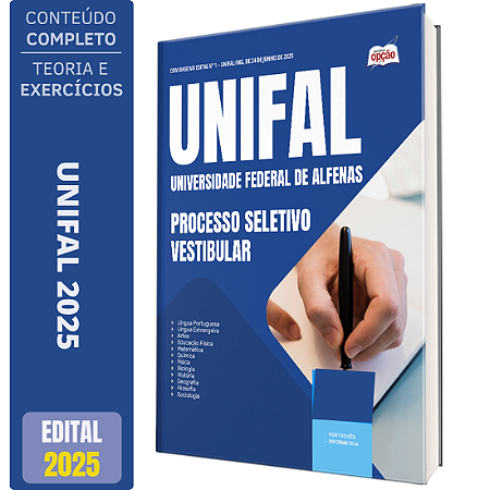 Apostila UNIFAL 2025 - Processo Seletivo Vestibular