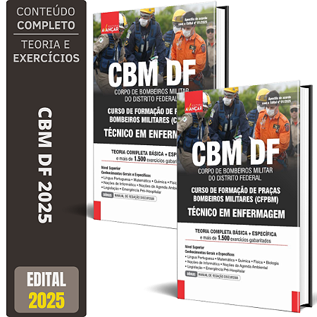 Apostila CBM DF 2025 - Técnico Em Enfermagem - Completa