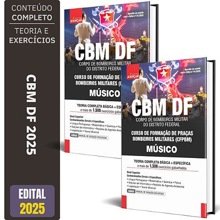 Apostila Completa Concurso CBM DF 2025 - Músico