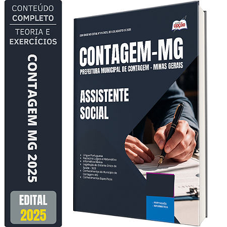 Apostila Concurso Contagem MG 2025 - Assistente Social