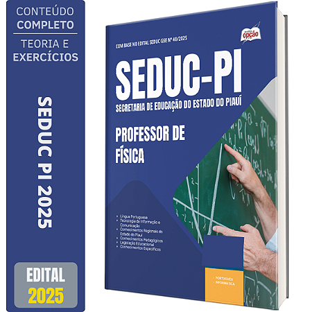 Apostila Concurso SEDUC PI 2025 - Professor de Física