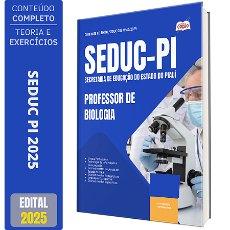 Apostila SEDUC PI 2025 - Professor de Biologia