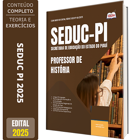 Apostila SEDUC PI 2025 - Professor de História