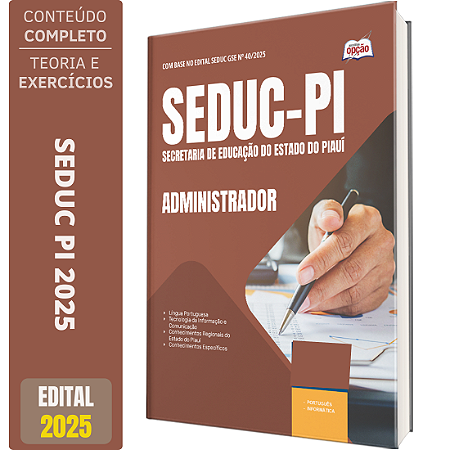 Apostila SEDUC PI 2025 - Administrador