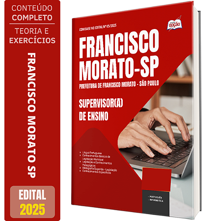 Apostila Prefeitura de Francisco Morato SP 2025 - Supervisor(a) de Ensino
