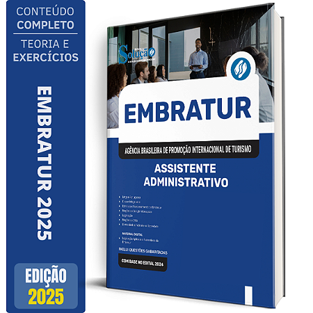 Apostila Concurso EMBRATUR 2025 - Assistente Administrativo