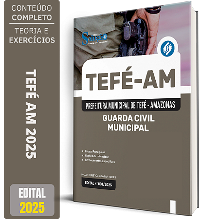 Apostila Prefeitura de Tefé AM 2025 - Guarda Civil Municipal