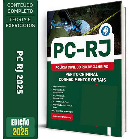 Apostila PC RJ 2025 - Perito Criminal - Conhecimentos Gerais