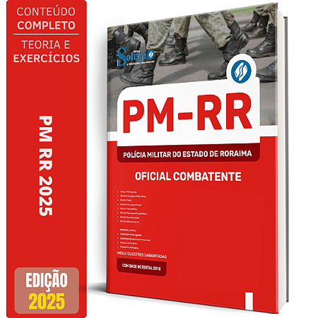 Apostila Concurso PM RR 2025 - Oficial Combatente