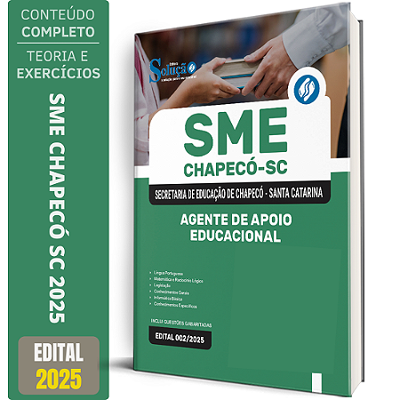 Apostila SME Chapecó SC 2025 - Agente de Apoio Educacional