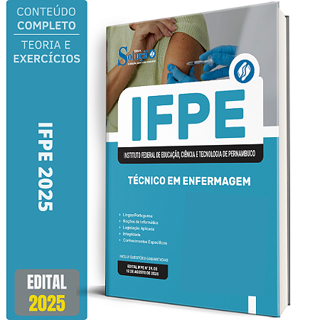 Apostila Concurso IFPE 2025 - Técnico em Enfermagem