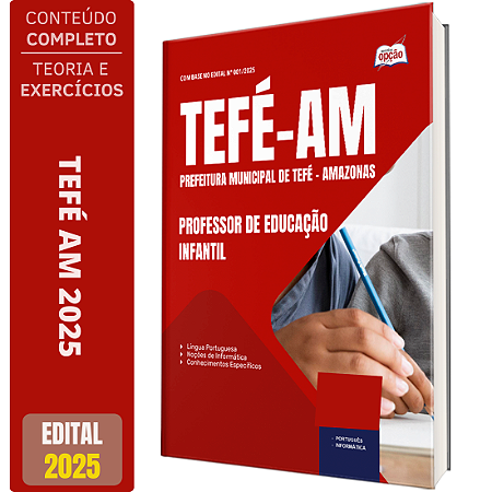 Apostila Concurso Tefé AM 2025 - Professor de Educação Infantil