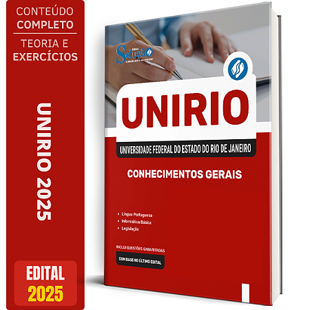 Apostila UNIRIO 2025 - Conhecimentos Gerais