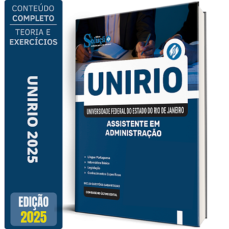 Apostila Concurso UNIRIO 2025 - Assistente em Administração