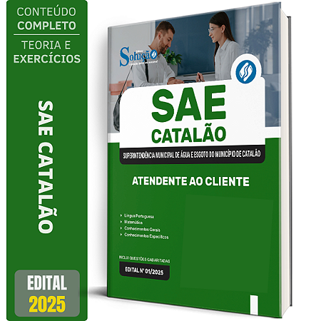 Apostila SAE Catalão GO 2025 - Atendente ao Cliente