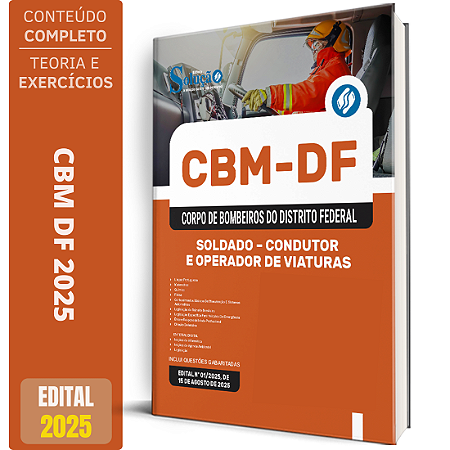 Apostila CBM DF 2025 - Soldado - Condutor e Operador de Viaturas