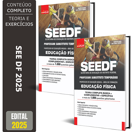 Apostila SEE DF 2025 - Professor Temporário - Educação Física