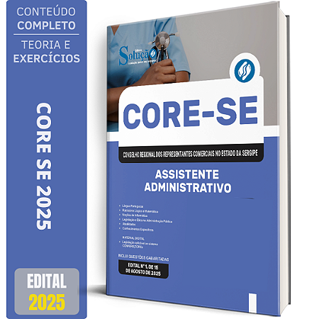 Apostila CORE SE 2025 - Assistente Administrativo