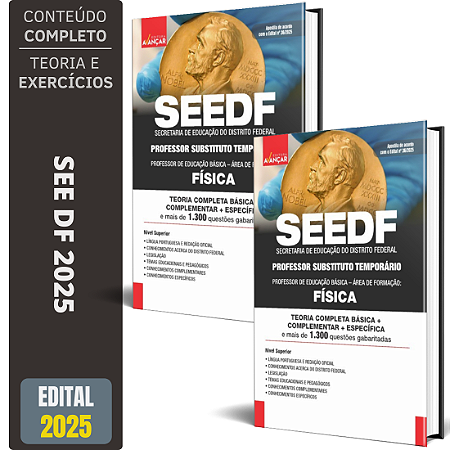 Apostila SEE DF 2025 - Professor Temporário - Física