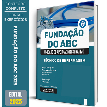 Apostila Fundação do ABC 2025 - Técnico de Enfermagem
